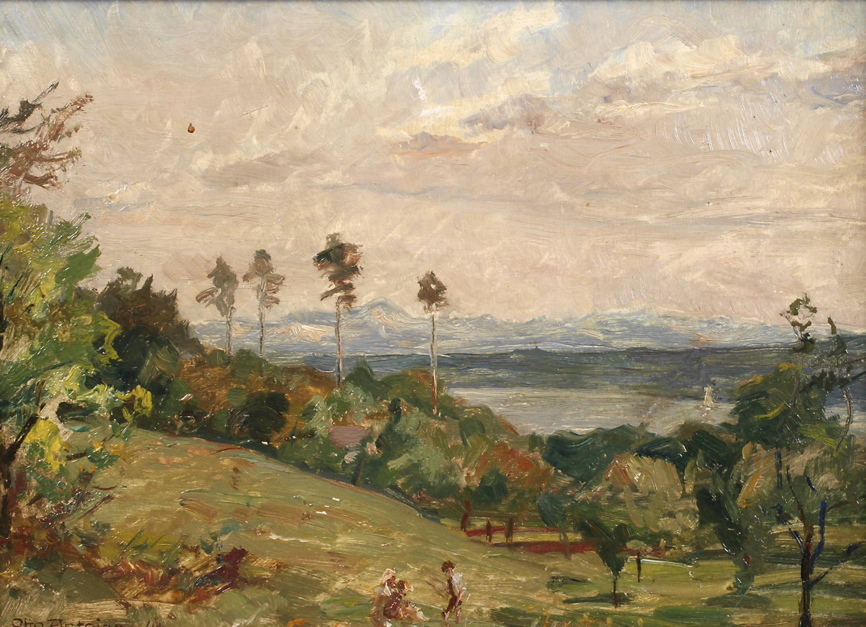 Otto Antoine, Bei Unteruhldingen am Bodensee