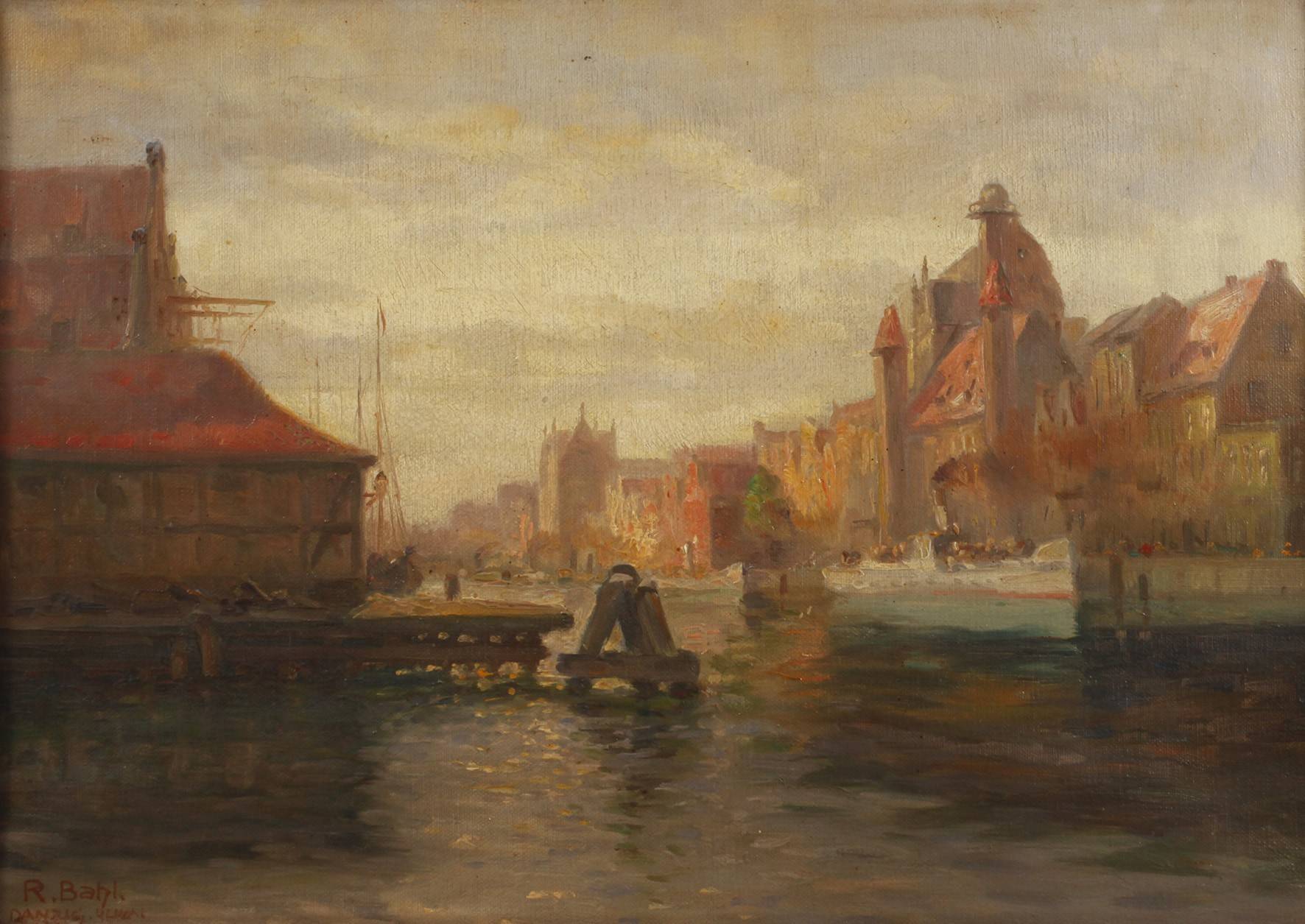 Reinhold Bahl, Im Hafen von Danzig