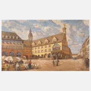 Paul Beckert, Architekturentwurf Rathausplatz
