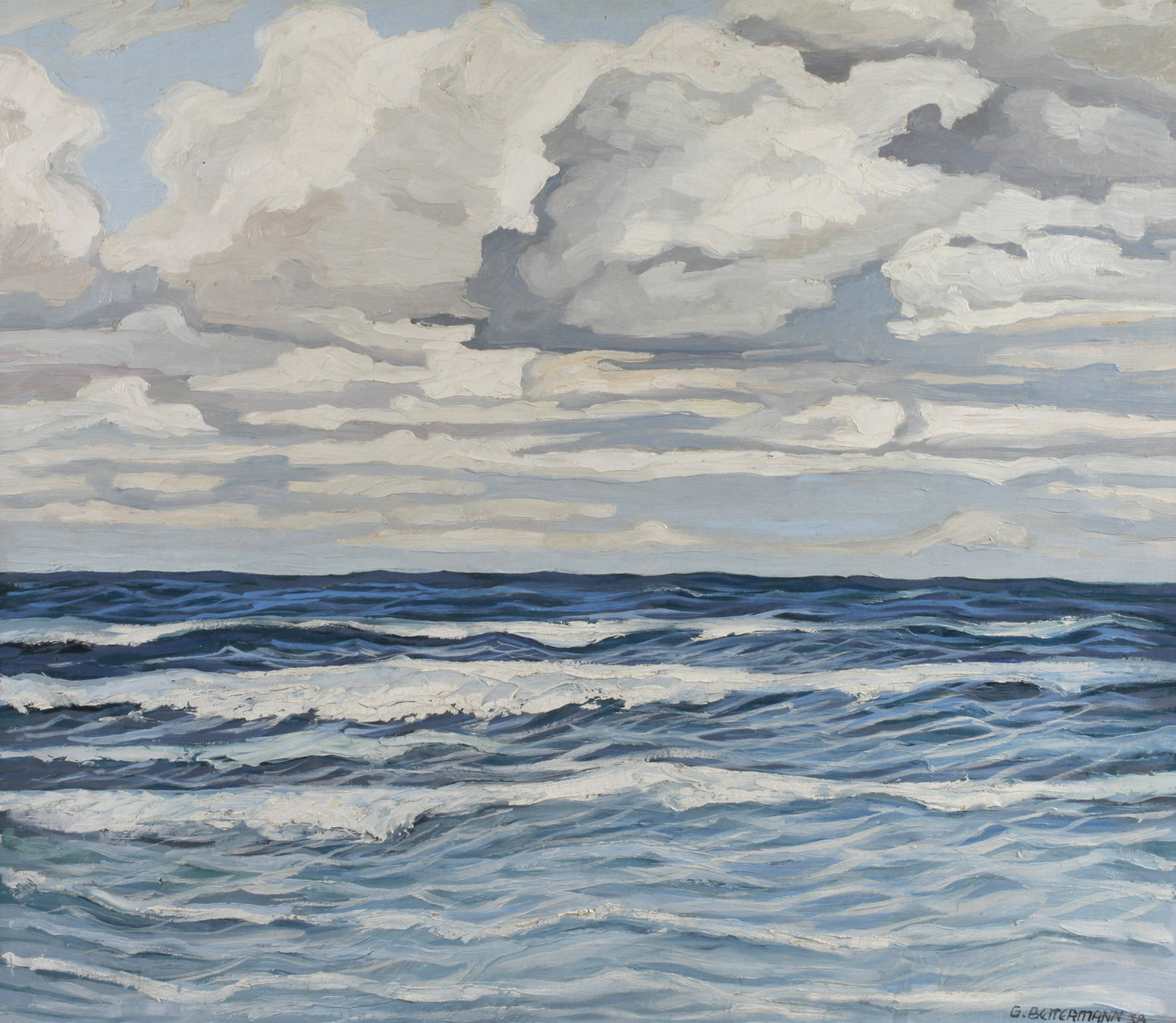 Gerhard Bettermann, Wolken und Meer