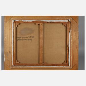 Louis van Bressem, Hochebene im Schnee