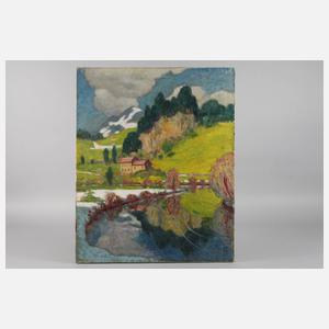 Prof. Hans Christiansen, ”Trettach bei Oberstdorf”