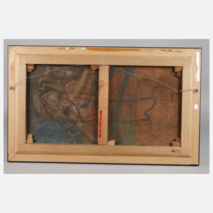 A. Debie, Hütte im Moor