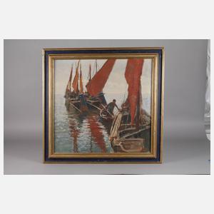 Enposito, Fischer mit Segelbooten