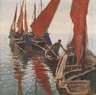 Enposito, Fischer mit Segelbooten