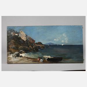 Georg Estler, An der Steilküste von Capri