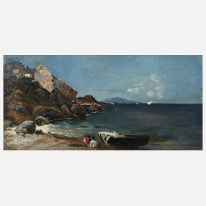 Georg Estler, An der Steilküste von Capri