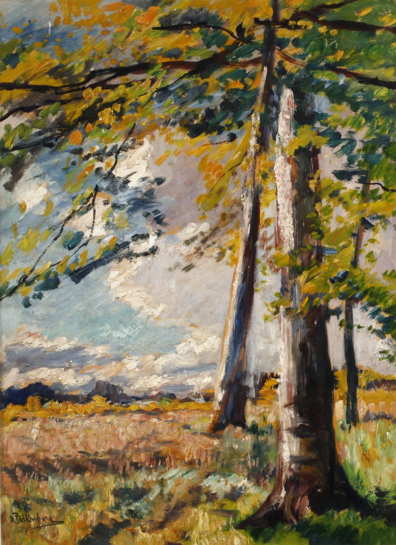 Richard Falkenberg, ”Buchen auf der Lichtung”