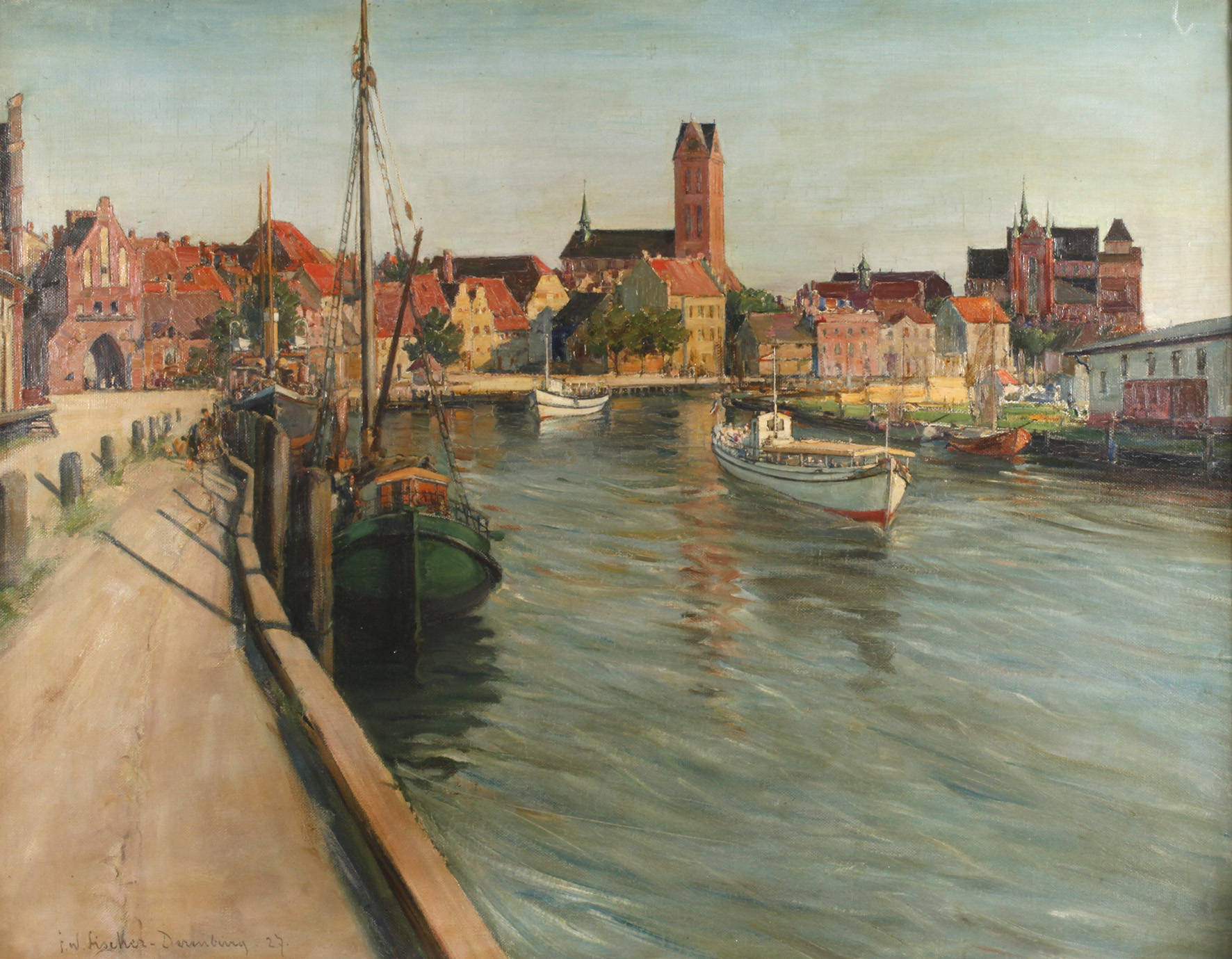 Friedrich Wilhelm Fischer-Derenburg, Alter Wismarer Hafen