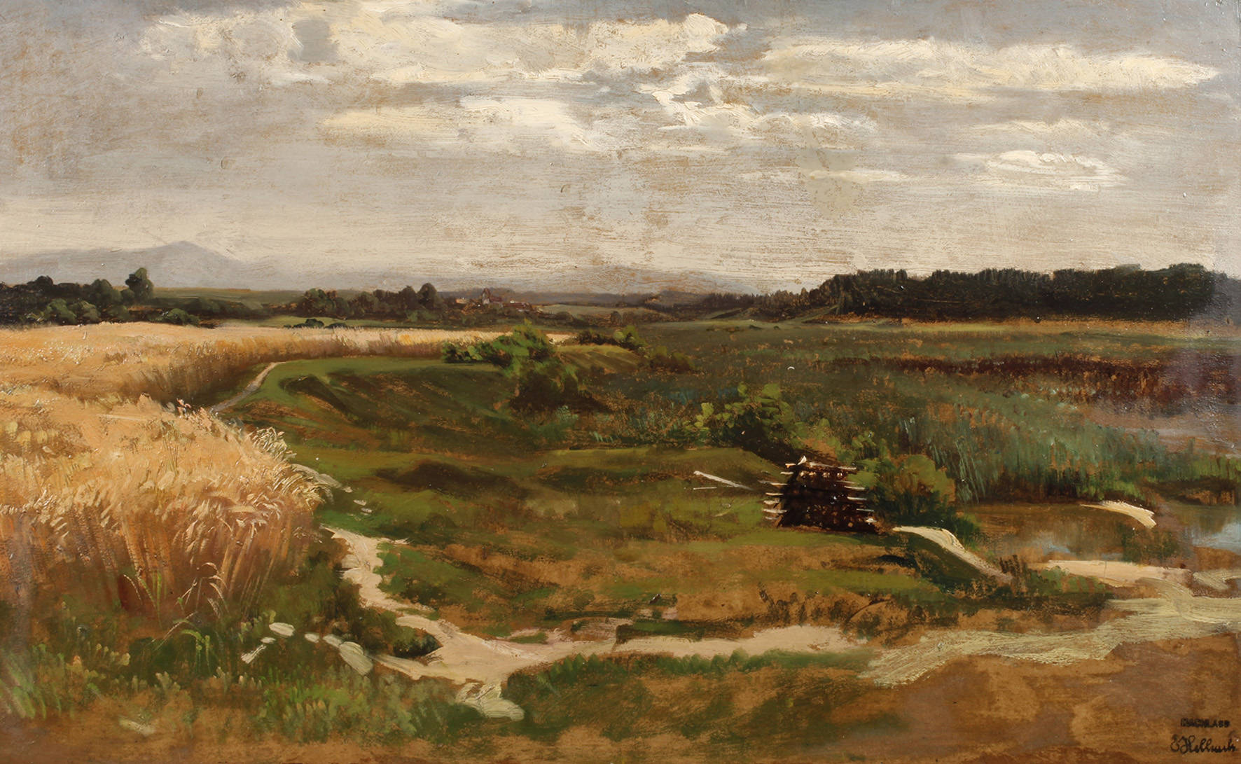 Emil Hellrath, Gewitterstimmung im Voralpenland