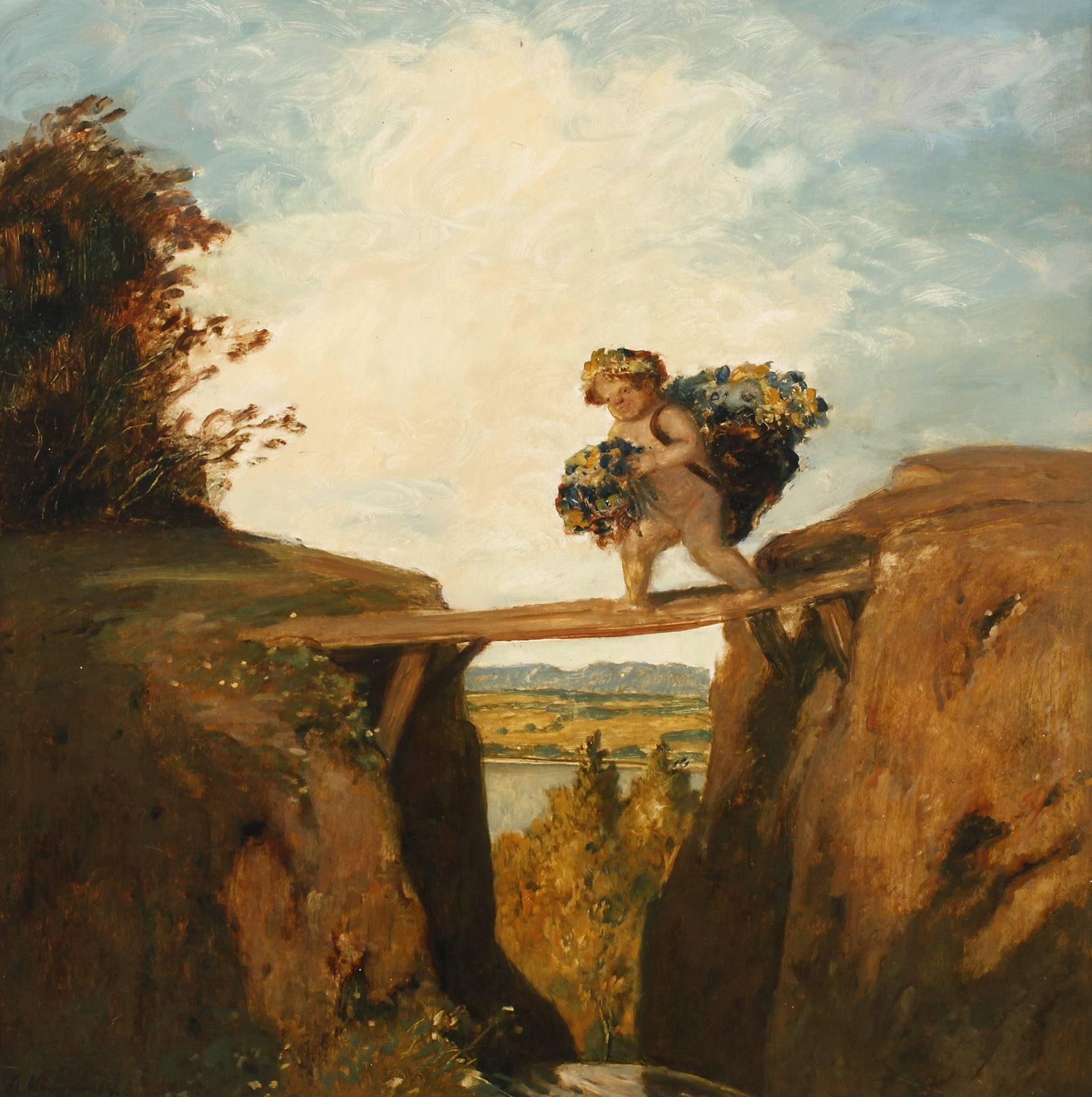 Prof. Adolf Hengeler, Putto auf Wanderschaft