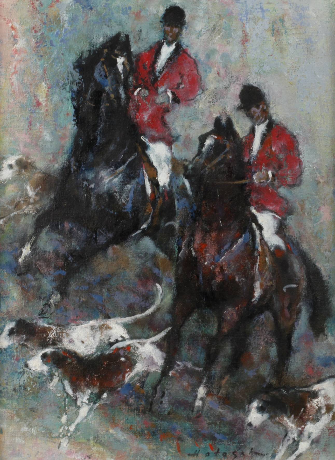 Denes de Holesch, Parforcejagd