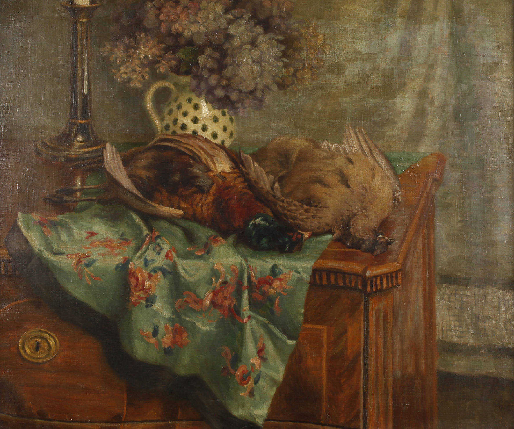 Egon Graf von Holtzendorff, attr., ”Stillleben mit Fasan”