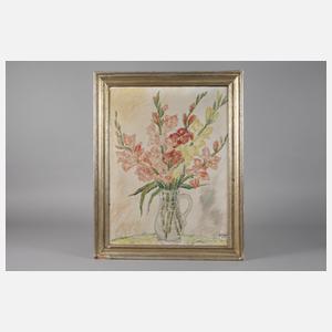 Jakob Jordan, Gladiolen in Glaskrug