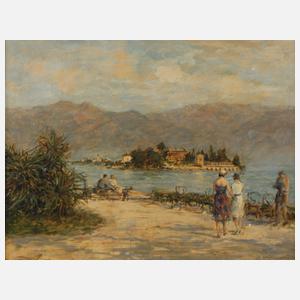 M. Kartengräber, Lago Maggiore mit Isola bella