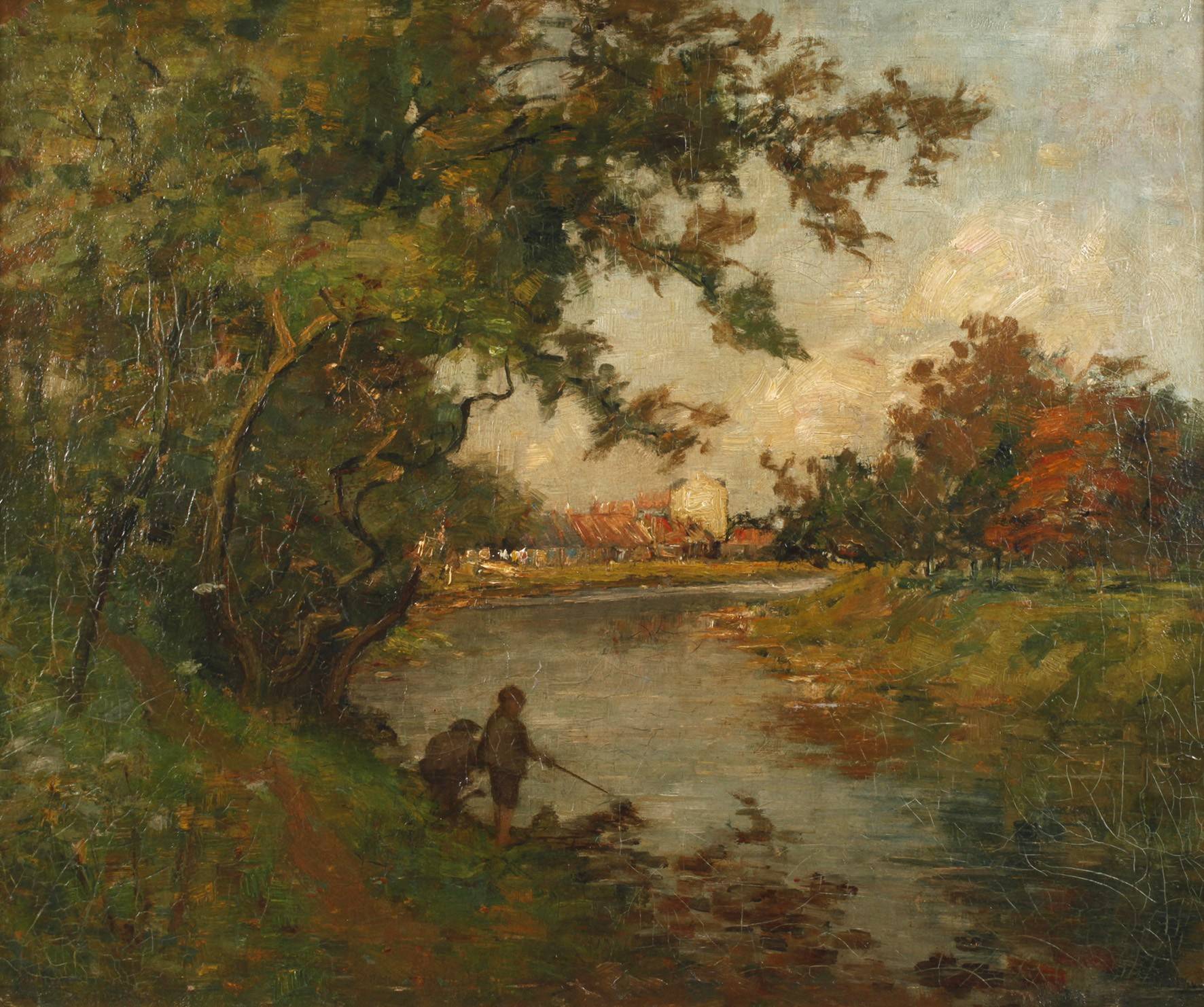 Ludwig Kiederich, Sommer am Fluss