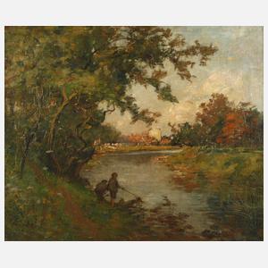 Ludwig Kiederich, Sommer am Fluss
