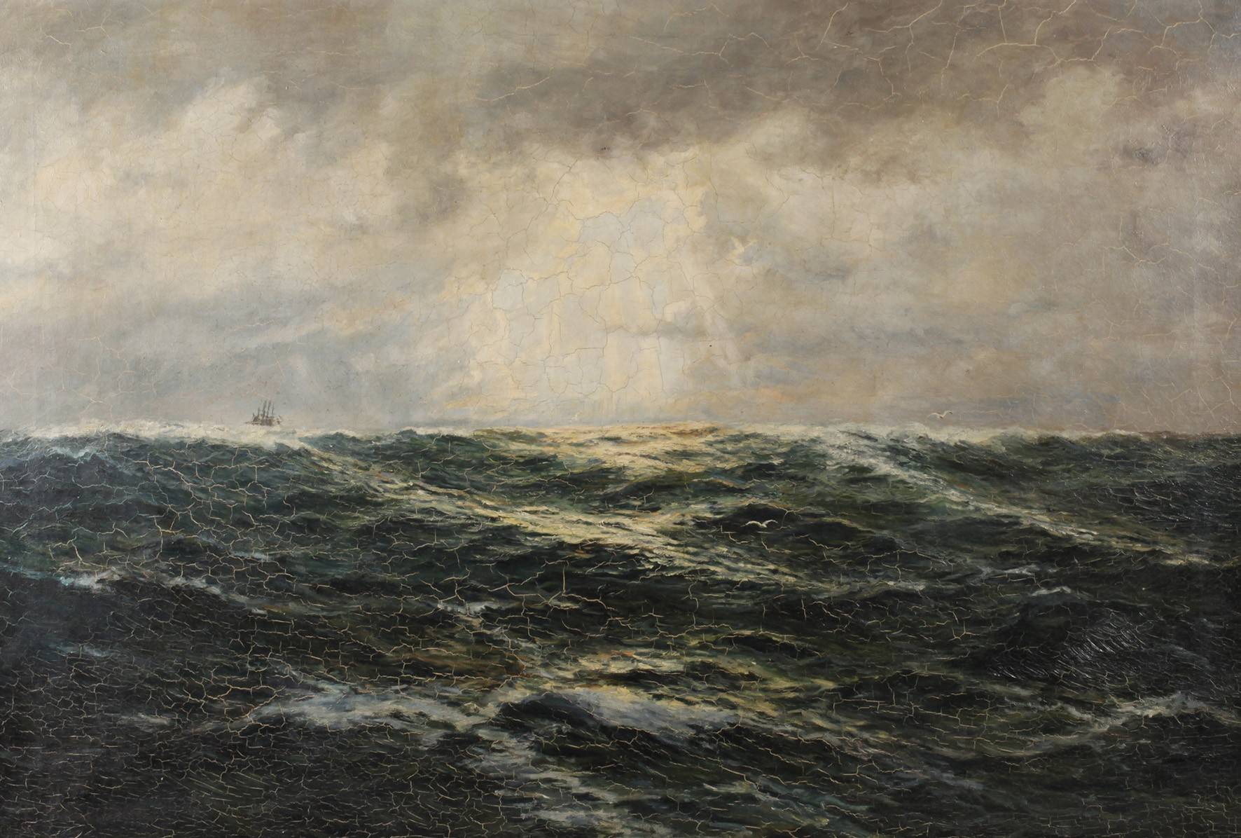 Gejza Kieselbach, Stürmische See