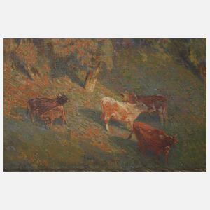 Alberto Micheli Pellegrini, Alberto, Italienische Sommerlandschaft