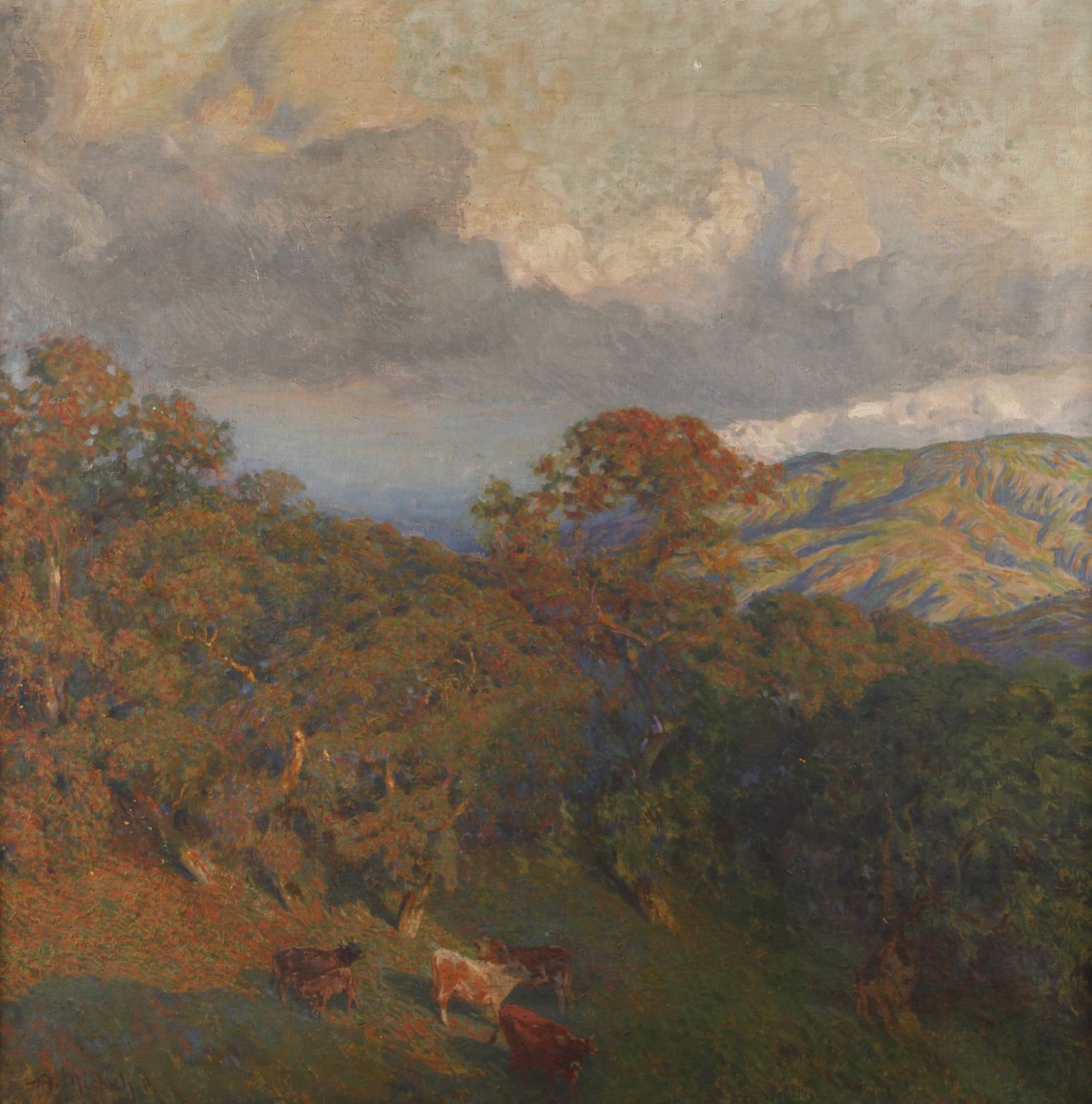 Alberto Micheli Pellegrini, Alberto, Italienische Sommerlandschaft