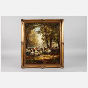 Karl Mohr, Sonntags im Cafégarten