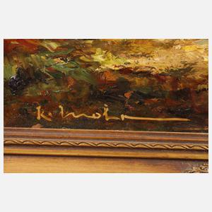 Karl Mohr, Sonntags im Cafégarten