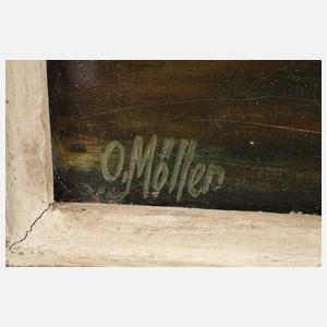 Prof. Otto Möller, Chartres mit Blick zur Kathedrale