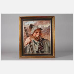 R. Moser, Jäger im Gebirge