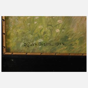 Knud Olsen, Sommerliche Dorfstraße