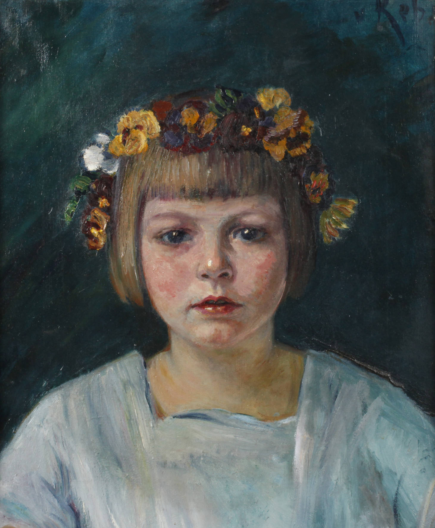 Hilla von Rebay, Mädchenportrait