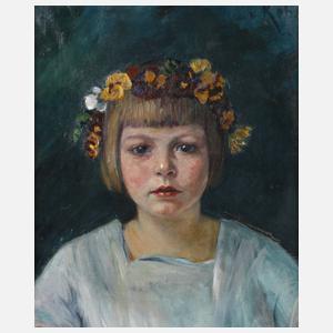 Hilla von Rebay, Mädchenportrait