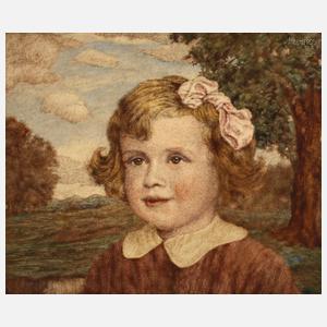 Rudolph Riemerschmid, Mädchenbildnis mit Schleife