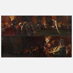 Giuseppe Rivaroli, Paar nächtliche Szenen