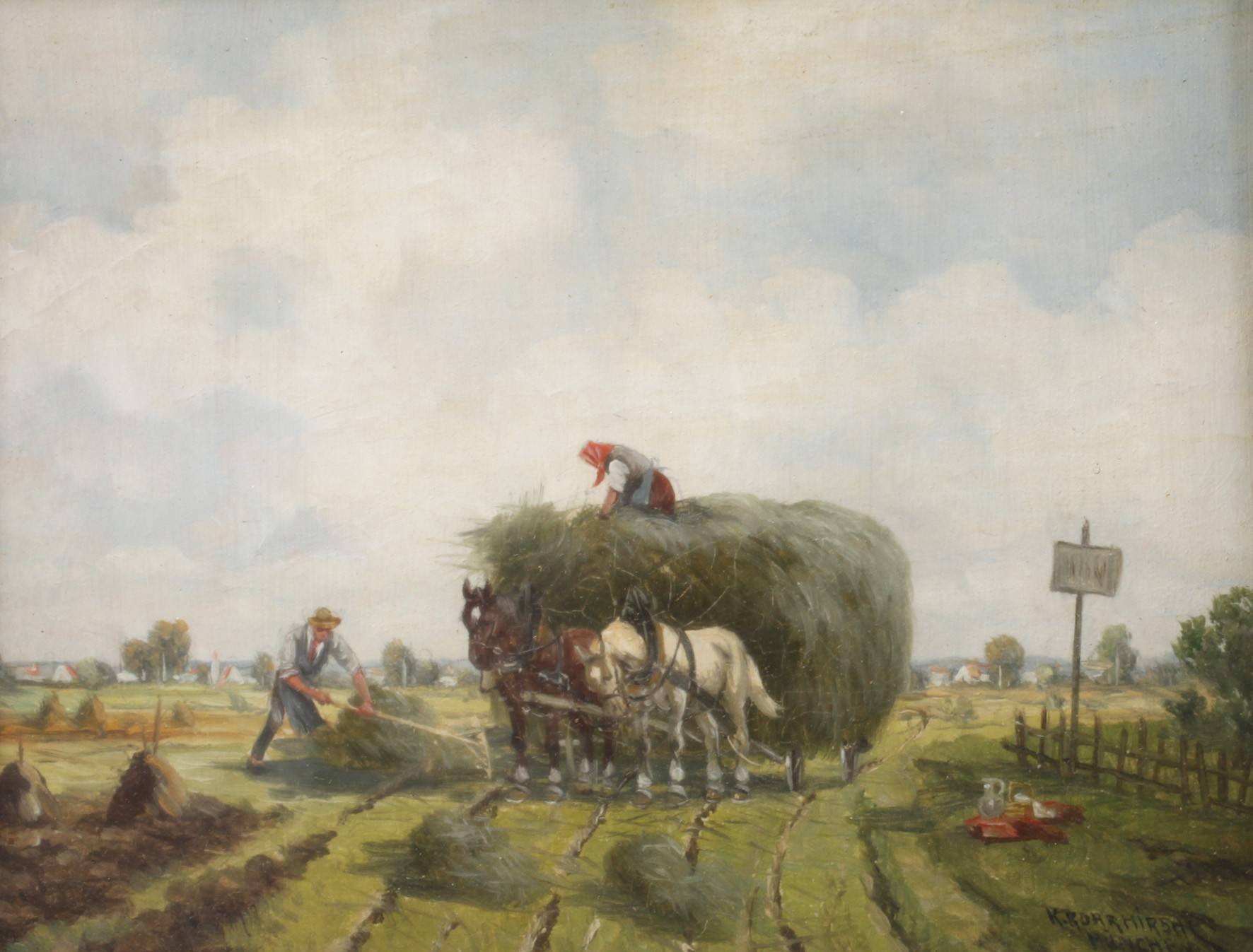 Karl Rohrhirsch, ”Heuernte”