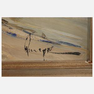 J. Runge, Steilküste an der Ostsee