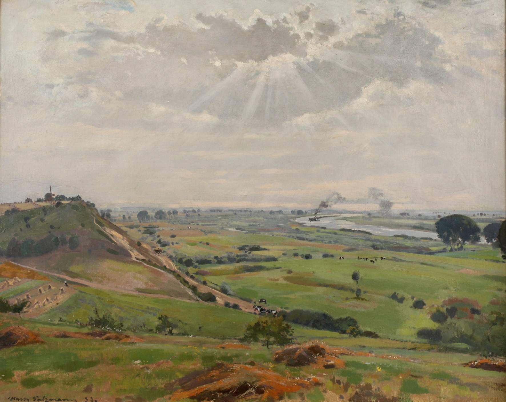 Hans Salzmann, ”Oder bei Lebus”