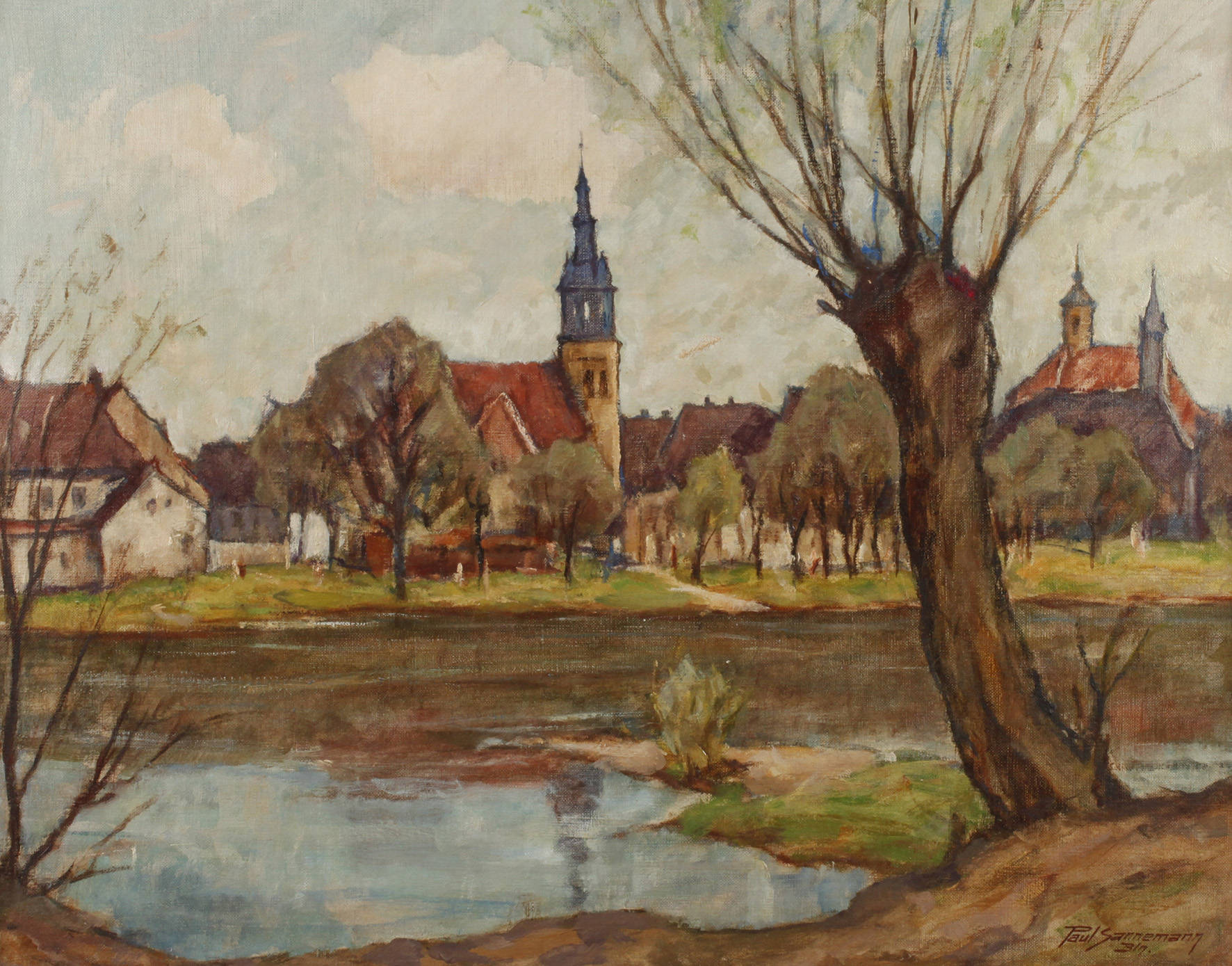 Paul Sannemann, ”Karfrühling in Crossen an der Oder”