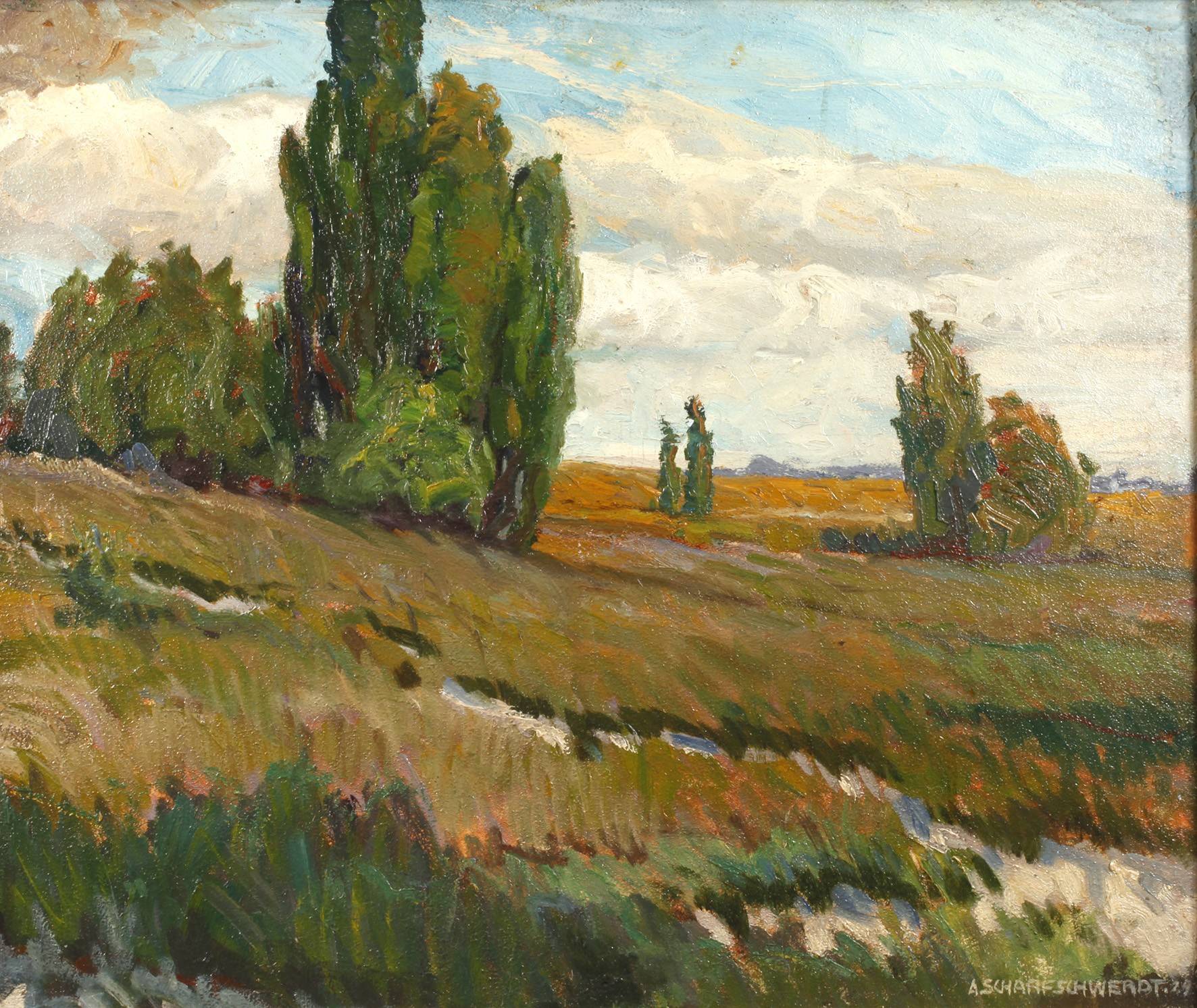 A. Scharfschwerdt, Heidelandschaft