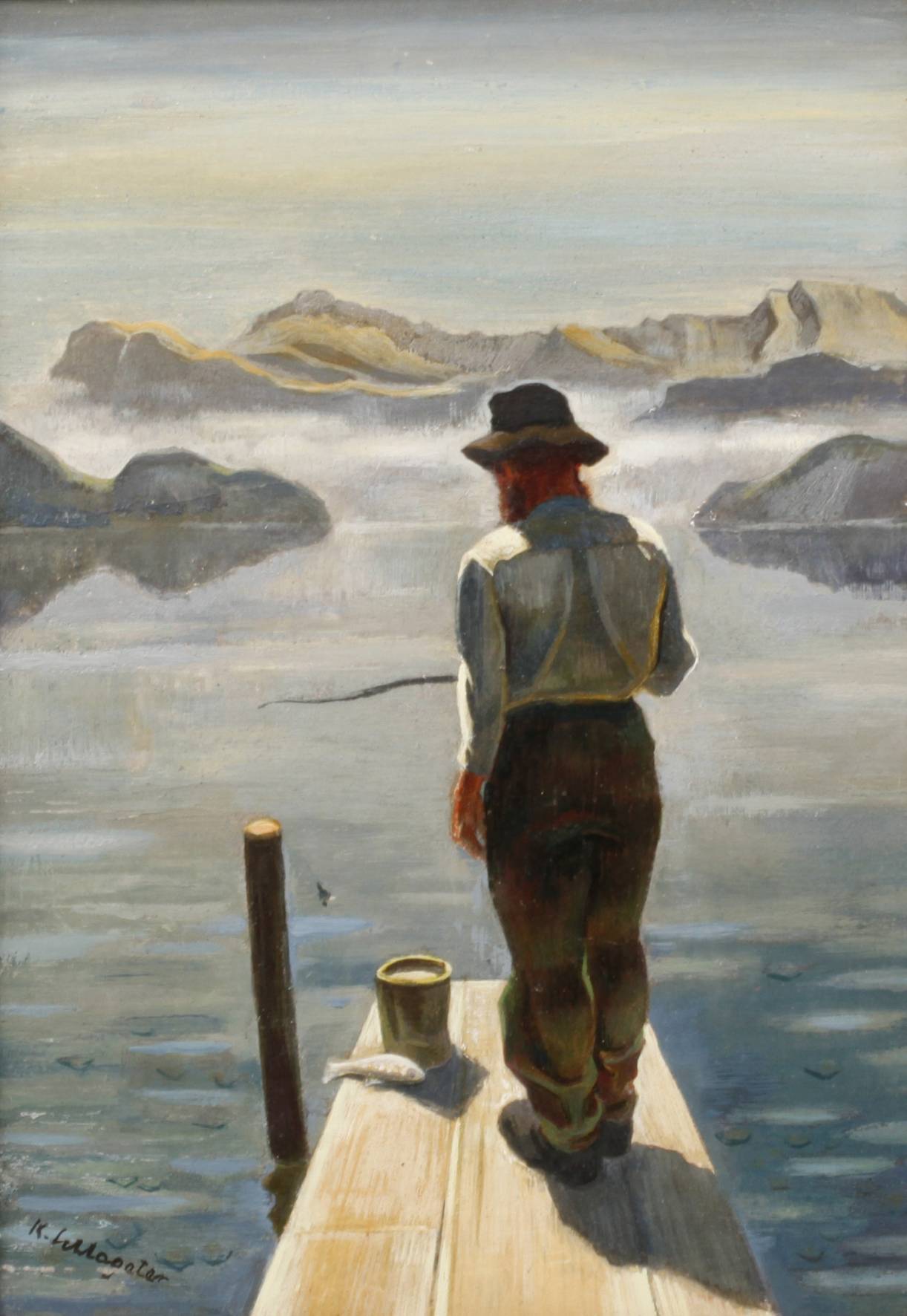 Karl Schlageter, Der Angler