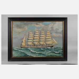 Peter Simonsen, Segelschiff ”Kopenhavn”