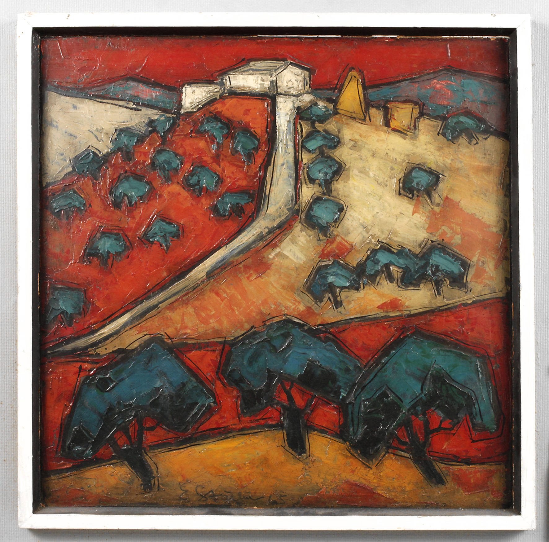 Erwin Stählin, Abstrakte Landschaft