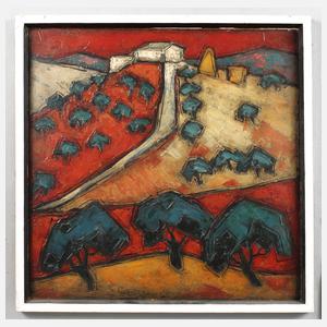 Erwin Stählin, Abstrakte Landschaft