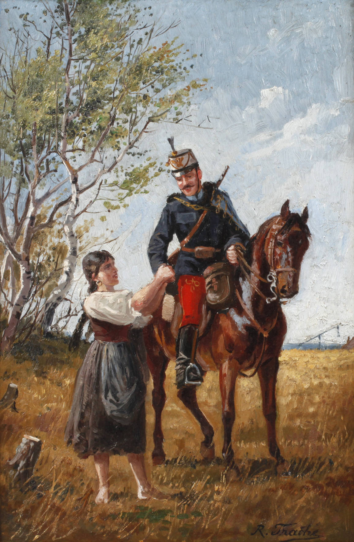 R. Thache, Der Abschied