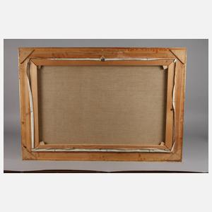 János Viski, Winterliche Pferdeschlittenfahrt in der Dämmerung