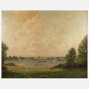 Werner Vogel, Sommertag am Rhein