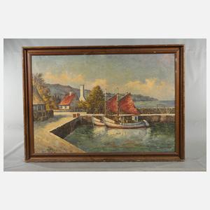 Wallström, Fischkutter im Hafen