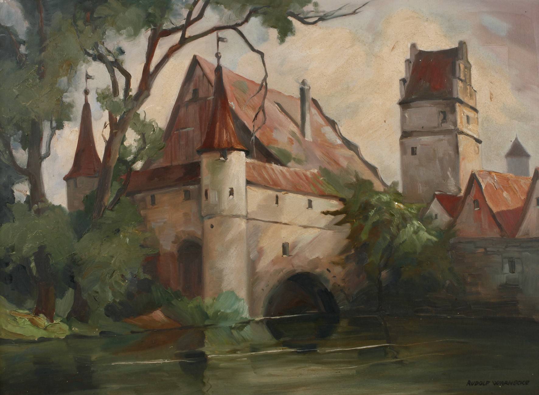 Rudolf Warnecke, Partie in Dinkelsbühl