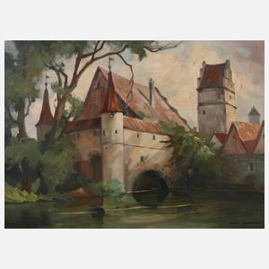 Rudolf Warnecke, Partie in Dinkelsbühl