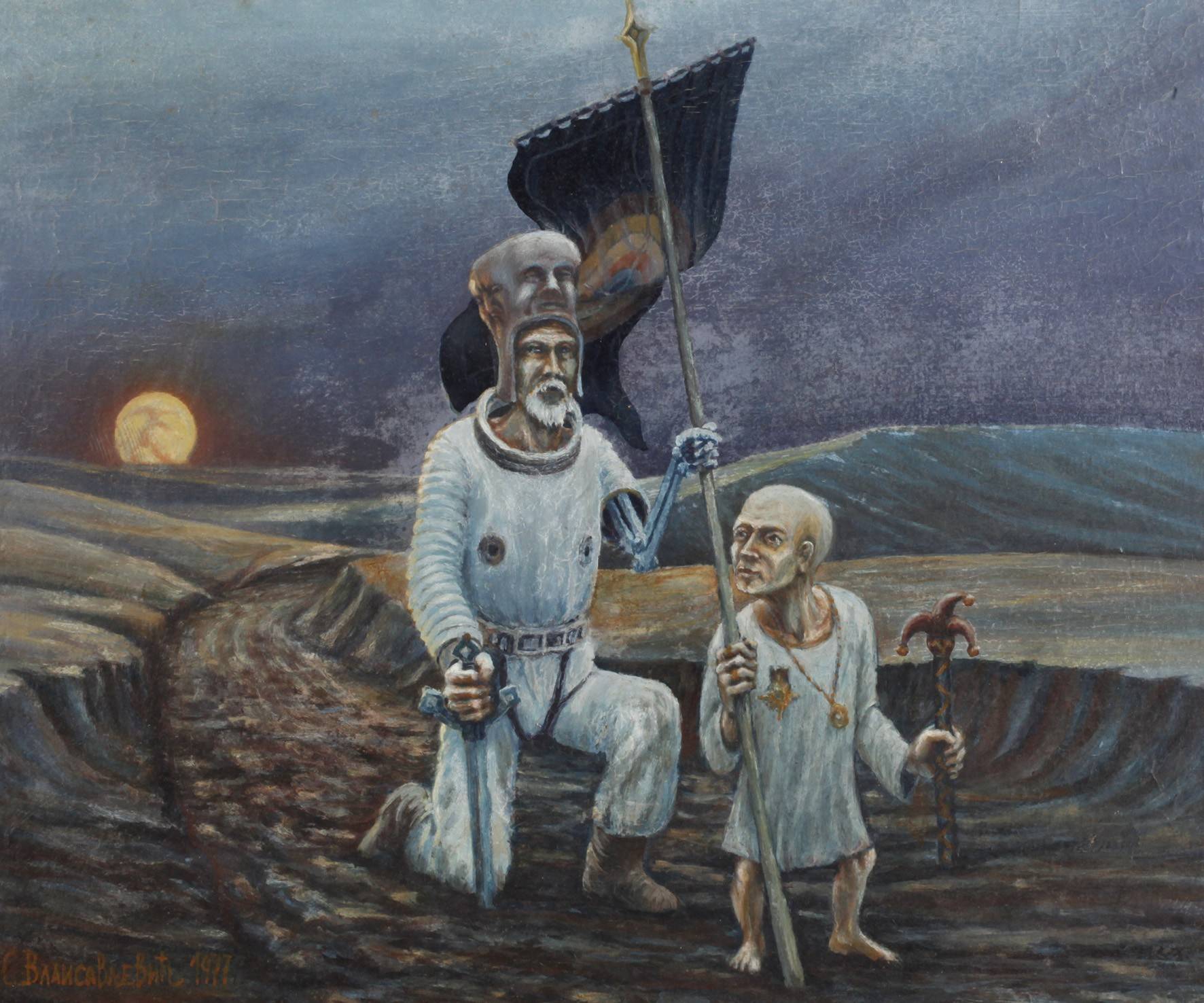 Der Ritter mit seinem König