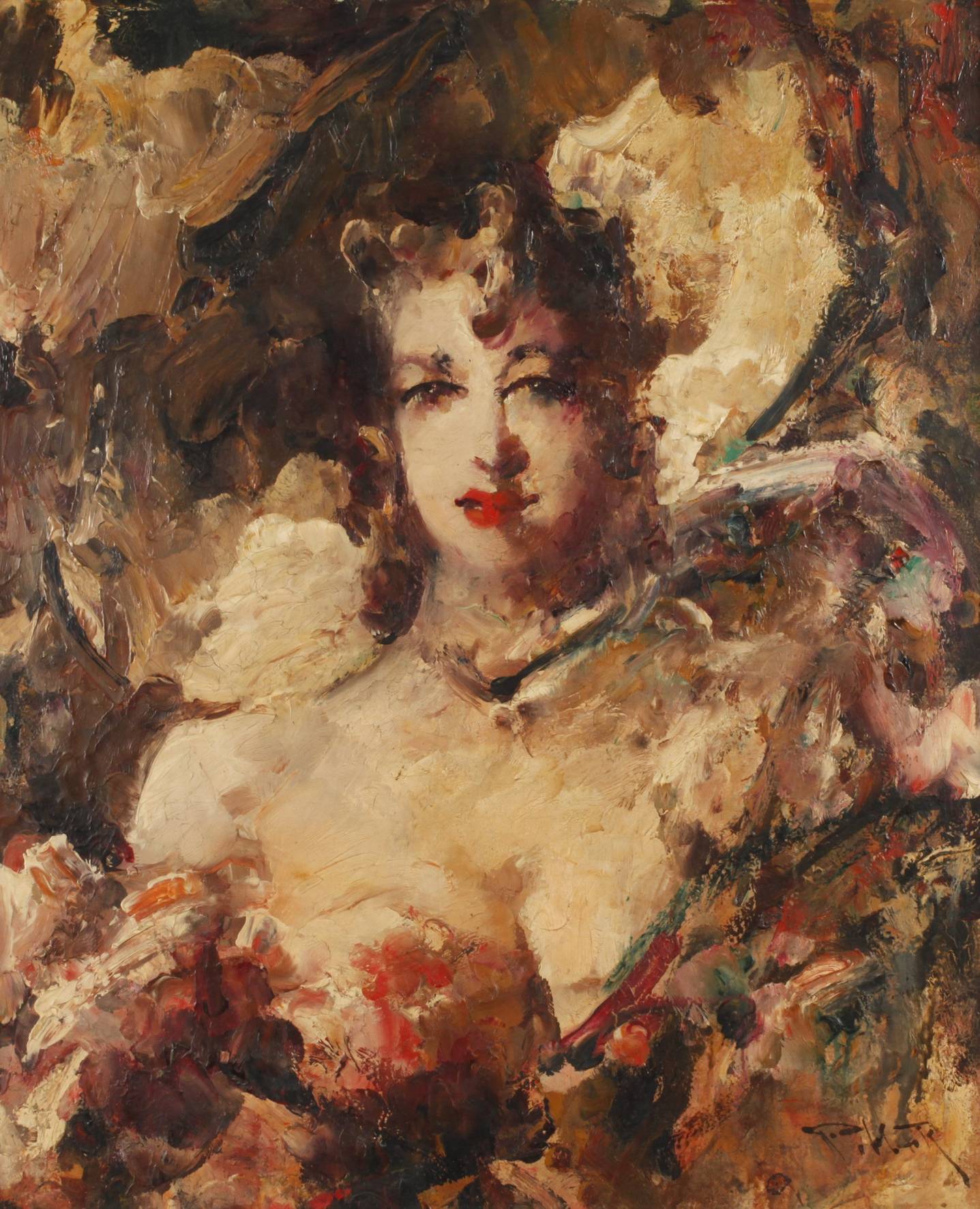 Impulsives Damenportrait